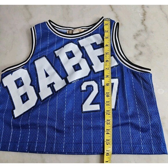 Y2K Babe 27 Jersey - Size Small - Retro Crop Top - Picture 3 of 7